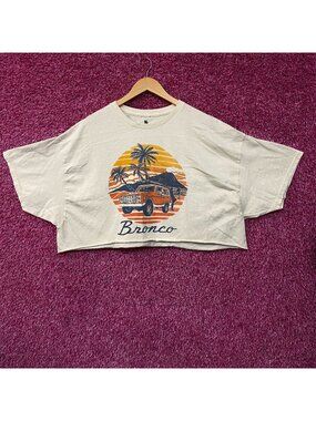 Junk Food Clothing Ford Bronco Sunset Cropped Graphic Tee 2XL